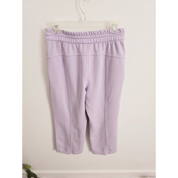 Lululemon Softstreme High Rise Straight Leg Cropped Athletic Purple Pants 6 S - Picture 10 of 10